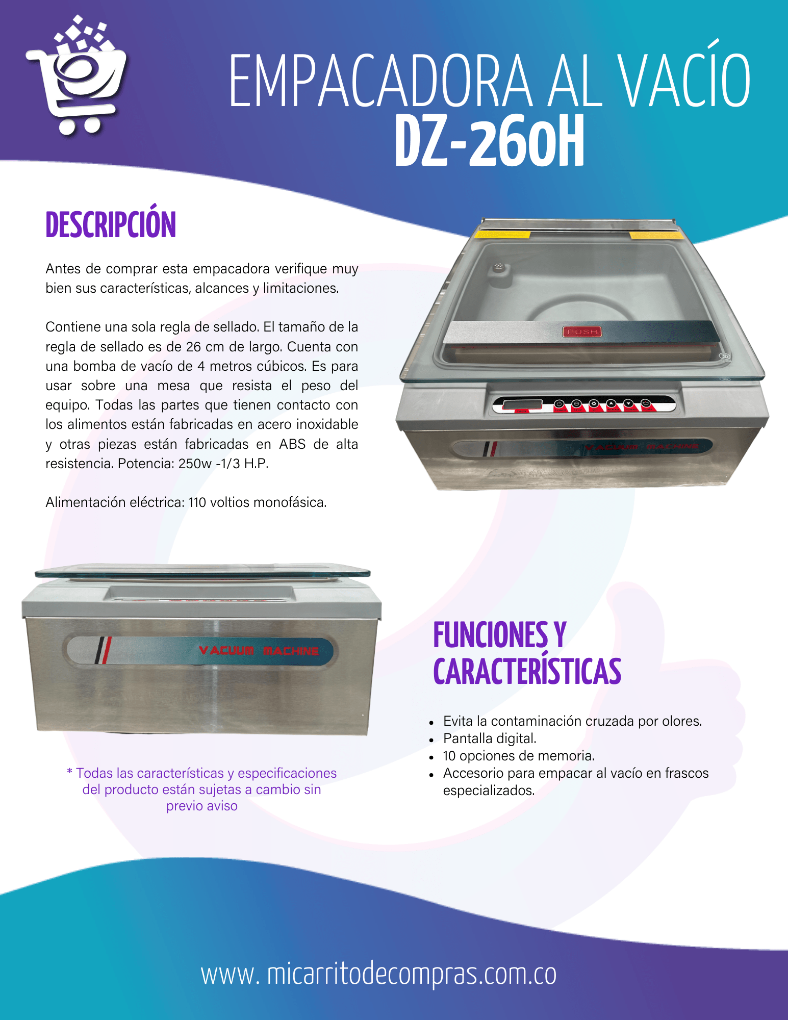 DZ-260-H - Imagen 2