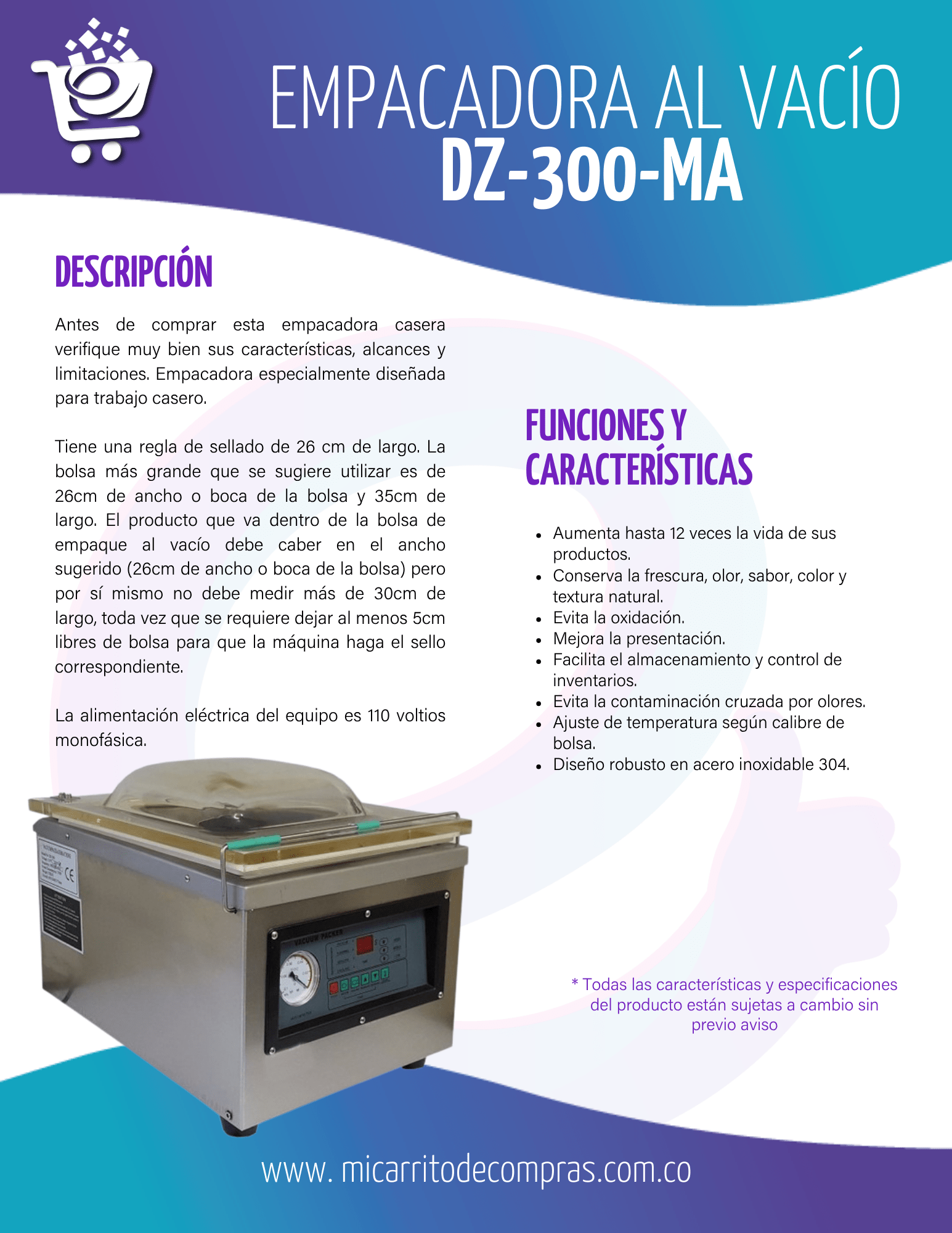 DZ-300-MP - Imagen 2