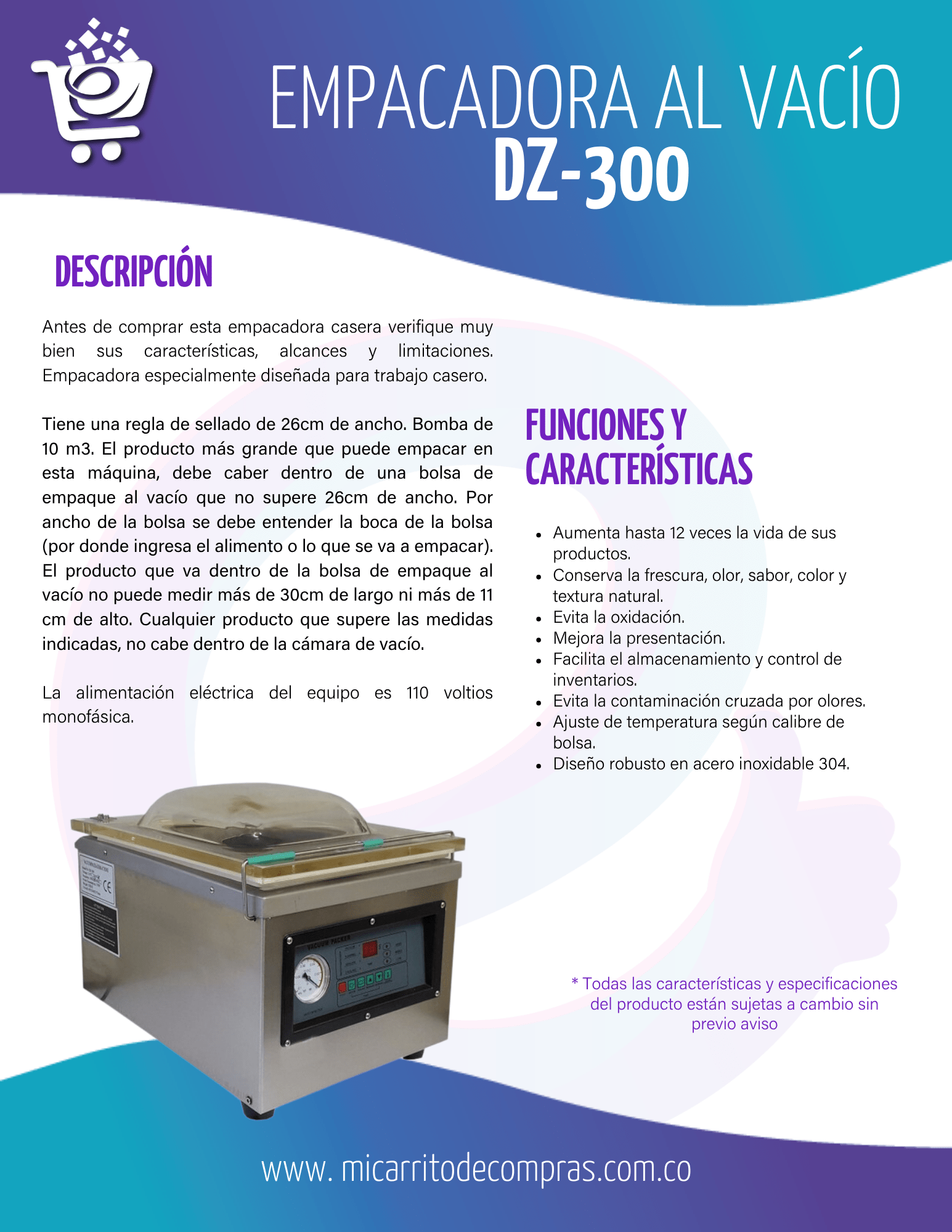DZ-300-M - Imagen 2