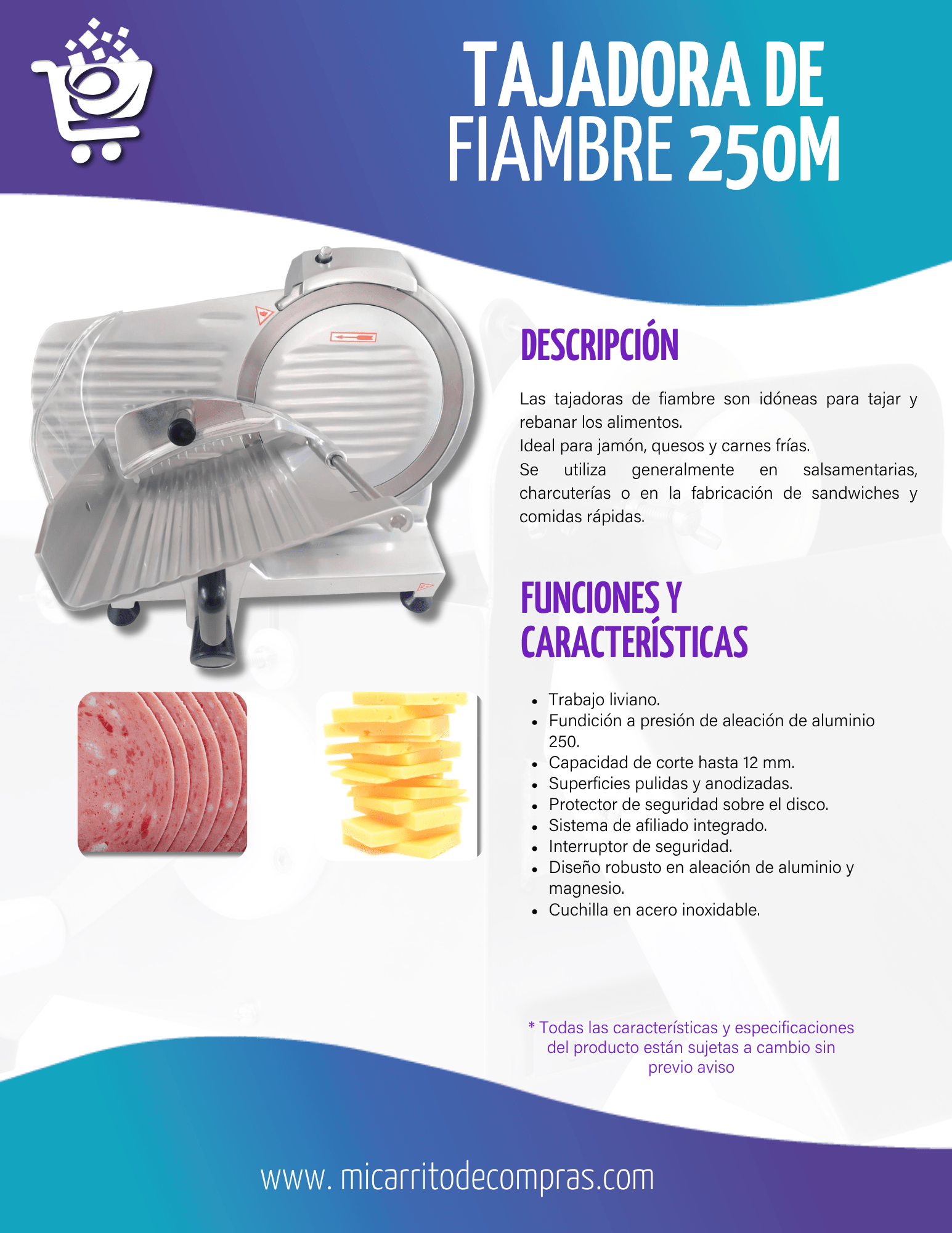 Tajadora 300 - Imagen 2